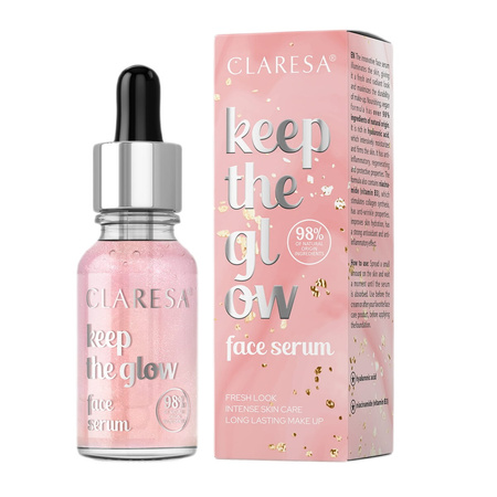 Claresa Keep The Glow rozświetlające serum do twarzy 16g