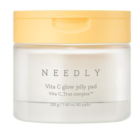 Needly Vita C Glow Jelly Pad, rozświetlające płatki żelowe z witaminą C, 60 szt.