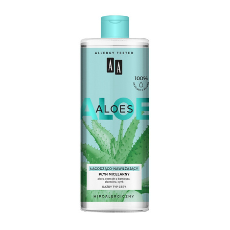 Aloes 100% Aloe Vera Extract płyn micelarny łagodząco-nawilżający 400 ml