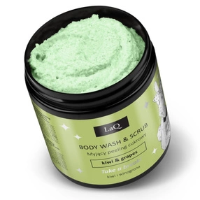 LaQ KIWI I WINOGRONA myjący peeling cukrowy, 220 g