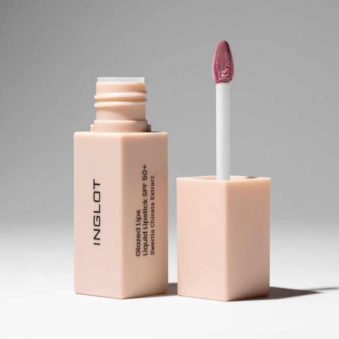 INGLOT Pomadka w płynie Glazed Lips SPF 50+ Berry Crumble 96, 3,5 ml