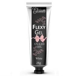 Flexy Gel żel do przedłużania paznokci White 25g