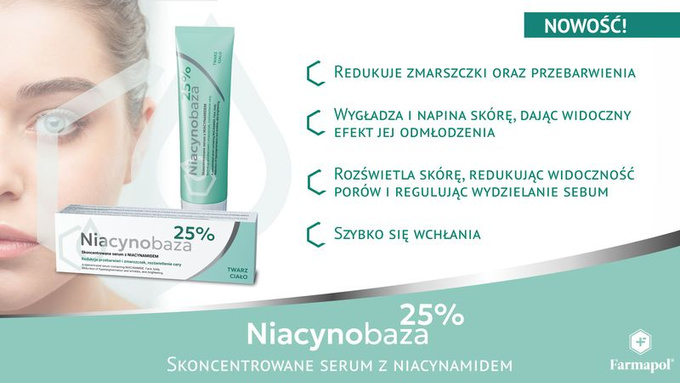 Farmapol Niacynobaza 25% Skoncentrowane serum z niacynamidem, 30 g
