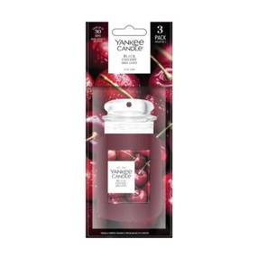 Yankee Candle Car Jar Zapach do samochodu Black Cherry, 3-pak