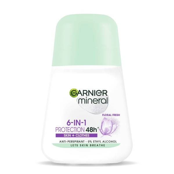 Mineral 6-in-1 Protection Floral Fresh antyperspirant w kulce 50 ml