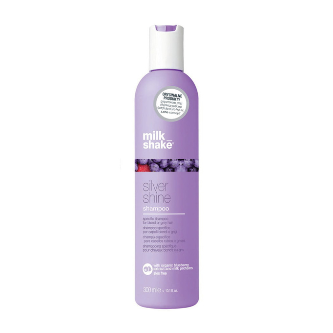 Milk Shake Silver Shine Shampoo - Szampon do blond lub siwych włosów 300 ml