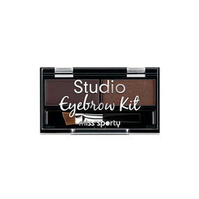 Miss Sporty Studio Eyebrow Kit paleta do makijażu brwi 001 Medium Brown 1.1g