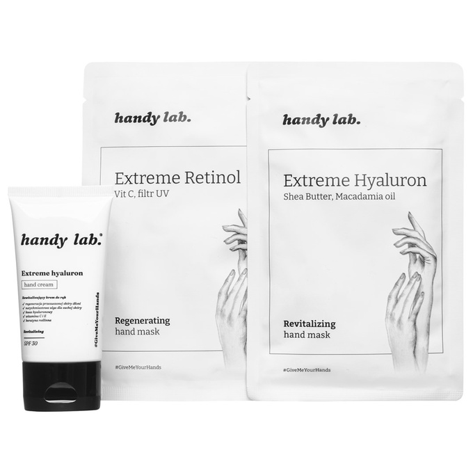 handy lab. Extreme Hyaluron - krem do dłoni z kwasem hyaluronowym i filtrem SPF 30