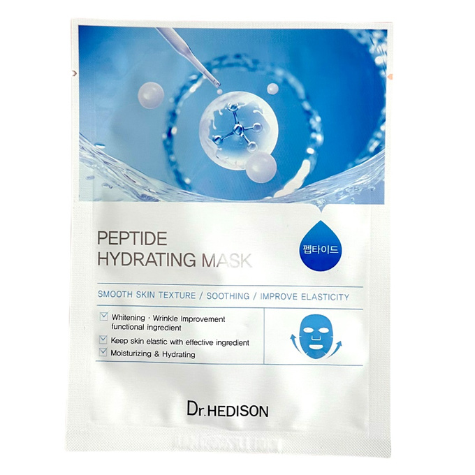 Dr. Hedison Peptide Hydrating Mask Nawilżająca maseczka w płachcie, 1 szt