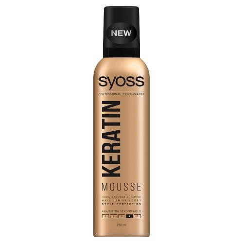 Keratin Mousse pianka do włosów Extra Strong 250 ml