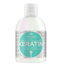 KJMN Keratin Shampoo szampon do włosów z keratyną i proteinami  mlecznymi 1000 ml