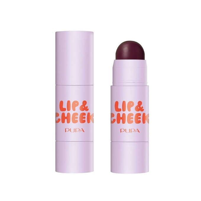 PUPA Milano LIP & CHEEK Róż i balsam do ust w sticku - 003 Juicy cherry, 4 g