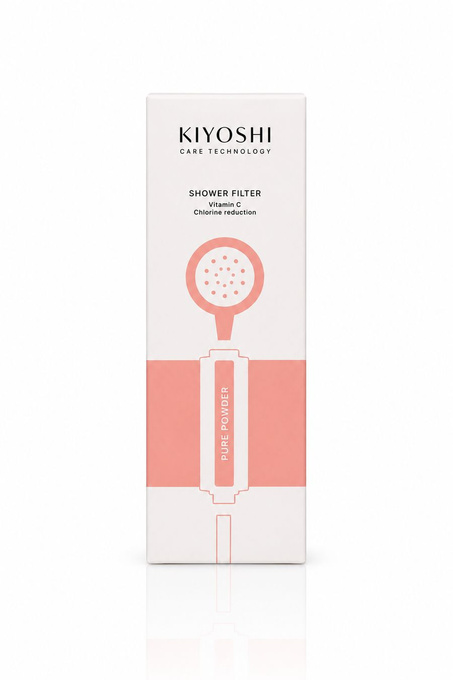 Kiyoshi Pure Powder – filtr prysznicowy z witaminą C o pudrowym zapachu, 95 g