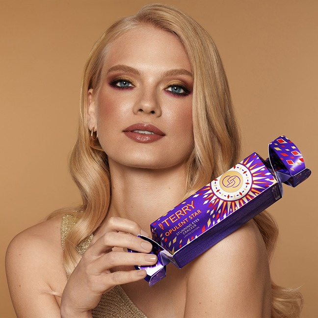 By Terry Zestaw świąteczny cień w sztyfcie Ombre Blackstar 4.Bronze Moon + Mascara Terrybly Black MTG