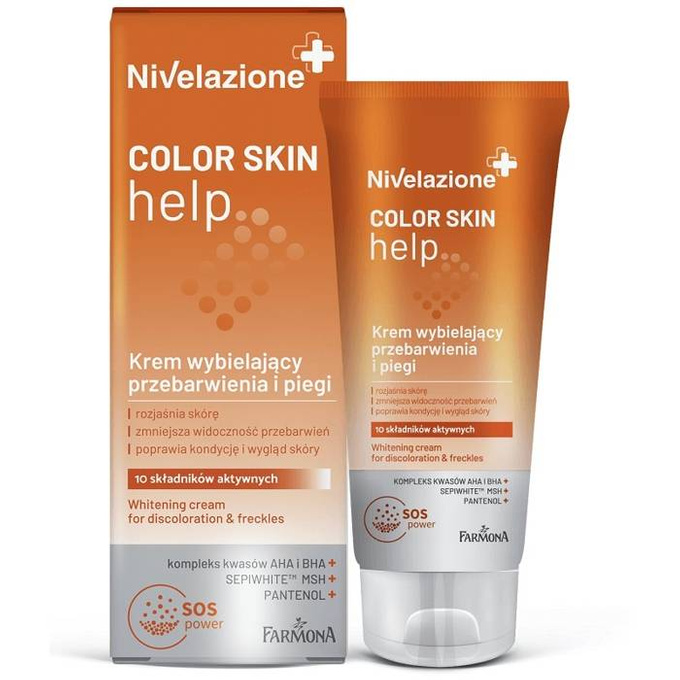 Nivelazione Color Skin Help kem wybielający przebarwienia i piegi 50 ml