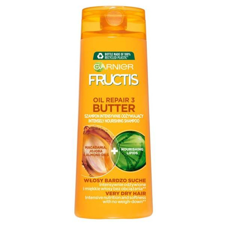 Fructis Oil Repair 3 Butter szampon intensywnie odżywiający do włosów bardzo suchych 400 ml