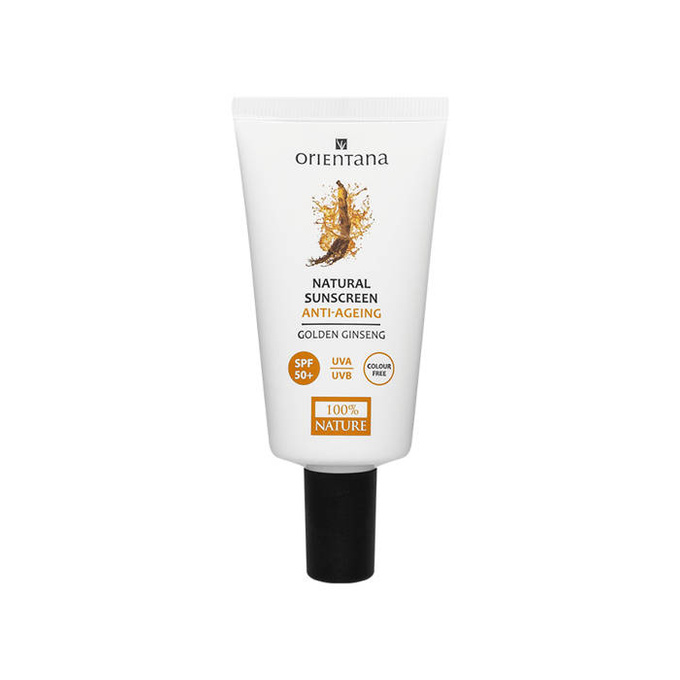 Orientana Naturalny krem do twarzy SPF 50+ UVA/UVB Golden Ginseng Colour Free