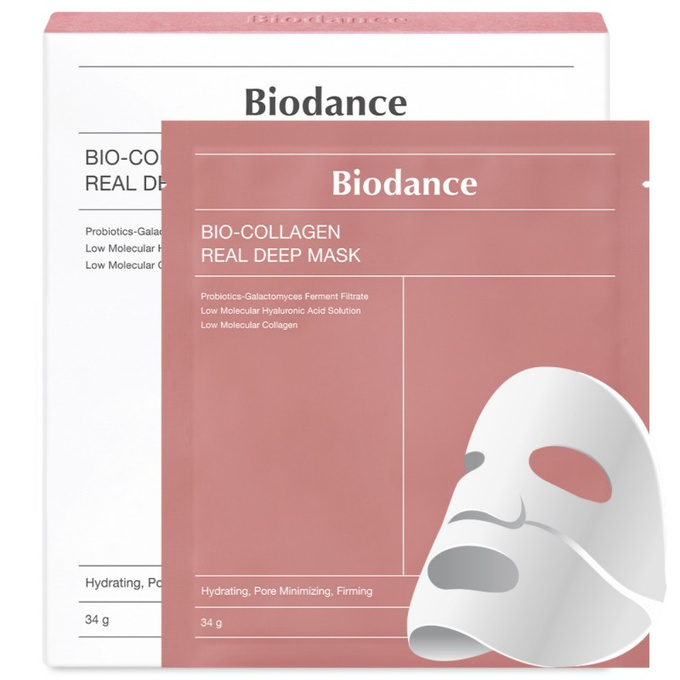 BIODANCE Bio-Collagen Real Deep Mask Hydrożelowa maska w płachcie, 4 szt
