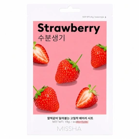 MISSHA Airy Fit Sheet Mask, maseczka w płachcie Strawberry, 1 szt