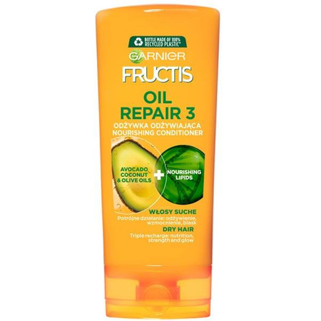 Fructis Oil Repair 3 odżywka wzmacniająca do włosów suchych i ła mliwych 200 ml