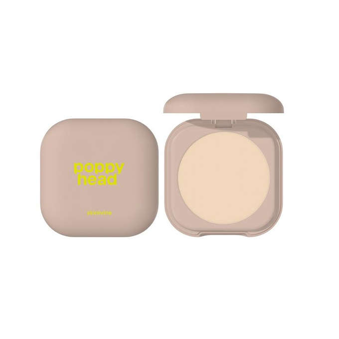 poppy head skinivine pressed powder Puder prasowany - 01 Barely , 6,5 g
