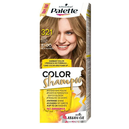 Color Shampoo szampon koloryzujący do włosów do 24 myć 321 (8-00) Średni Blond