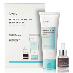 iUNIK Beta-Glucan Edition Zestaw krem 60 ml + serum 15 ml