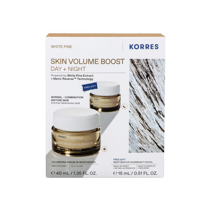 Korres Zestaw White Pine - Krem na dzień & Krem na noc