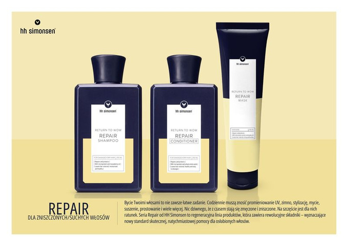 HH SIMONSEN Regeneracyjny Szampon Do Włosów, 250 ml
