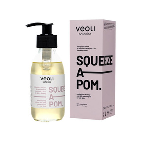 Veoli Botanica SQUEEZE A POM Emulgujący olejek do zmywania makijażu i SPF dla skóry tłustej, 150 ml