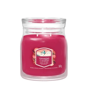 Yankee Candle Signature – Świeca średnia Santa on Skis, 368 g