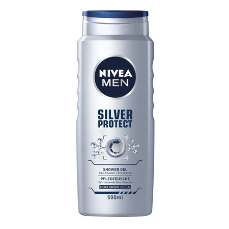 Men Silver Protect żel pod prysznic do twarzy ciała i włosów 500 ml