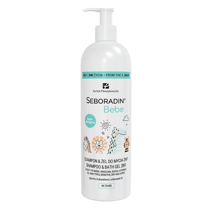 Seboradin Bebe szampon &amp; żel do mycia 2w1 dla dzieci, 500  ml