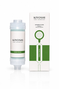 Kiyoshi Fresh Basil – filtr prysznicowy z witaminą C o zapachu świeżej bazylii, 95 g