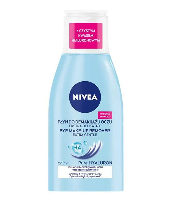 Pure Hyaluron ekstra delikatny płyn do demakijażu oczu 125 ml