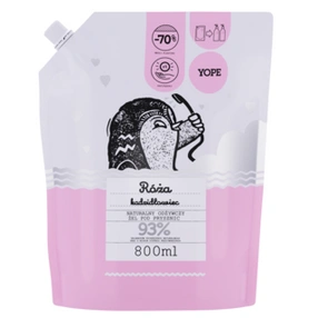 YOPE Kadzidłowiec i Róża – Naturalny żel pod prysznic Refill, 800 ml