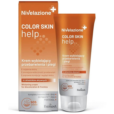 Nivelazione Color Skin Help kem wybielający przebarwienia i piegi 50 ml