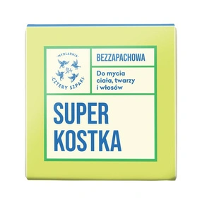 4 Szpaki Superkostka myjąca do ciała, twarzy i włosów
