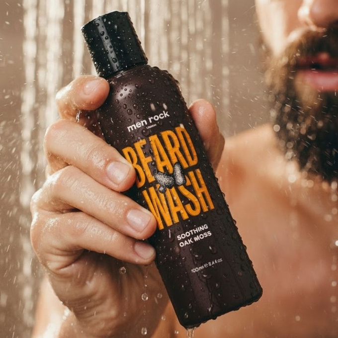 Men Rock Szampon do mycia brody Oak Musk, 100 ml