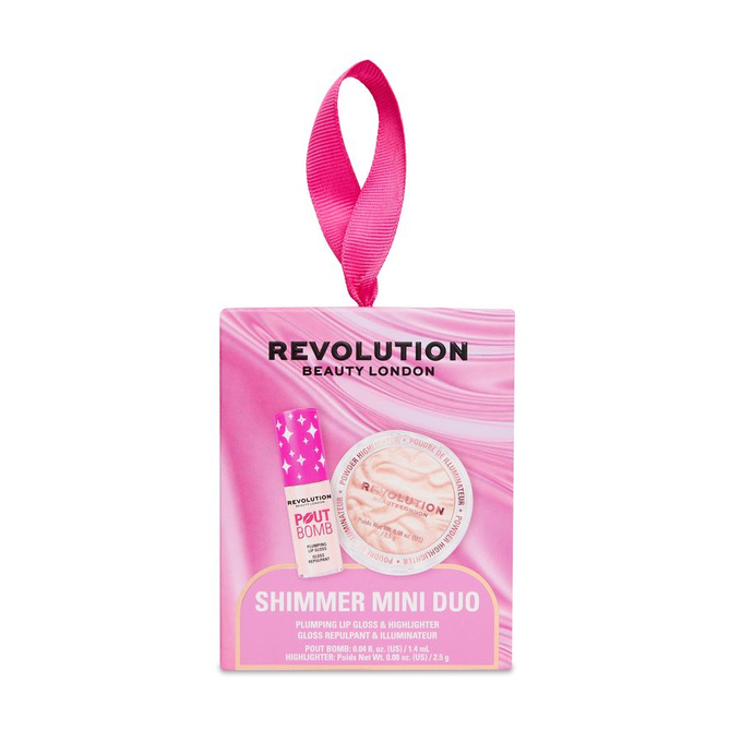 REVOLUTION Shimmer Mini Duo – mini zestaw rozświetlający