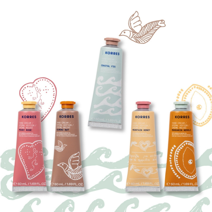 Korres Krem do rąk o zapachu Słodkich Migdałów, 50 ml
