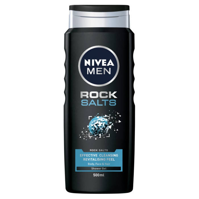 Men Rock Salts żel pod prysznic do twarzy ciała i włosów 500 ml