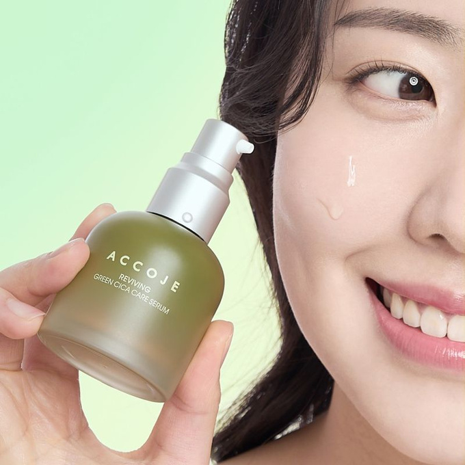 ACCOJE Reviving Green Cica Care serum kojące, 50 ml