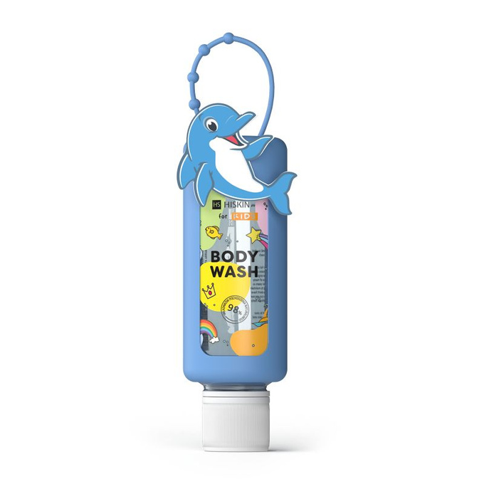 HISKIN KIDS Żel do mycia ciała - Delfin, travel size, 75 ml