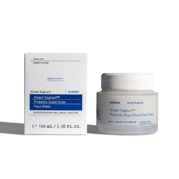 Korres Greek Smart Yoghurt maska do twarzy z probiotykami, 100 ml