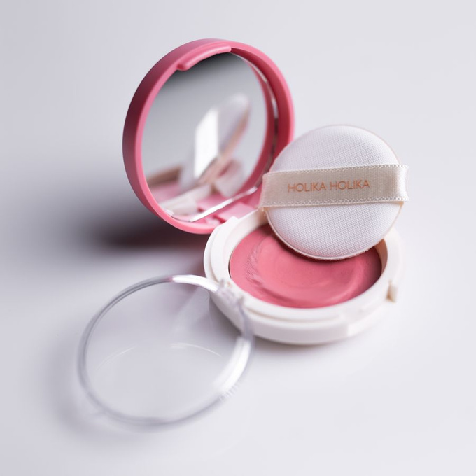 Holika Holika Jelly Dough Blusher - Kremowy róż do policzków AD05 Rose Jelly, 4,2 g