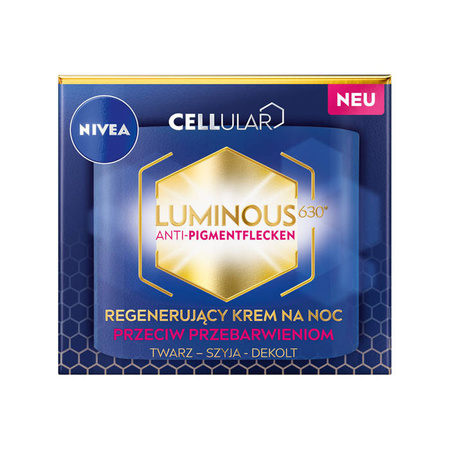 Cellular Luminous 630® regenerujący krem na noc przeciw przebarwieniom 50 ml