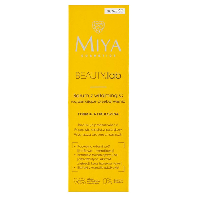 Miya BEAUTY.lab – Serum z witaminą C rozjaśniające przebarwienia, 30 ml