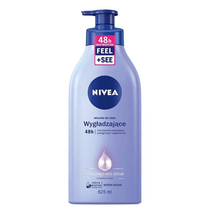Nawilżająca Moc Serum wygładzające  mleczko do ciała z pompką 625 ml