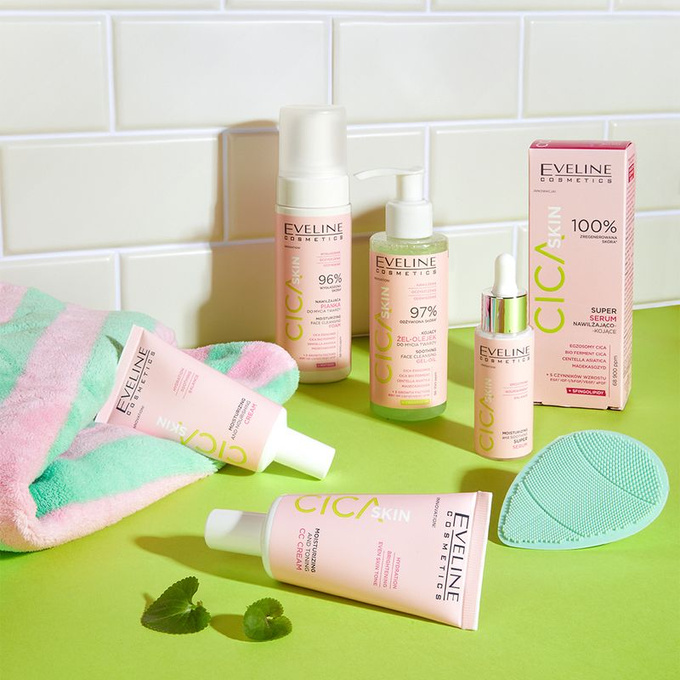 Eveline Cica skin Krem nawilżająco-odżywczy, 50 ml 